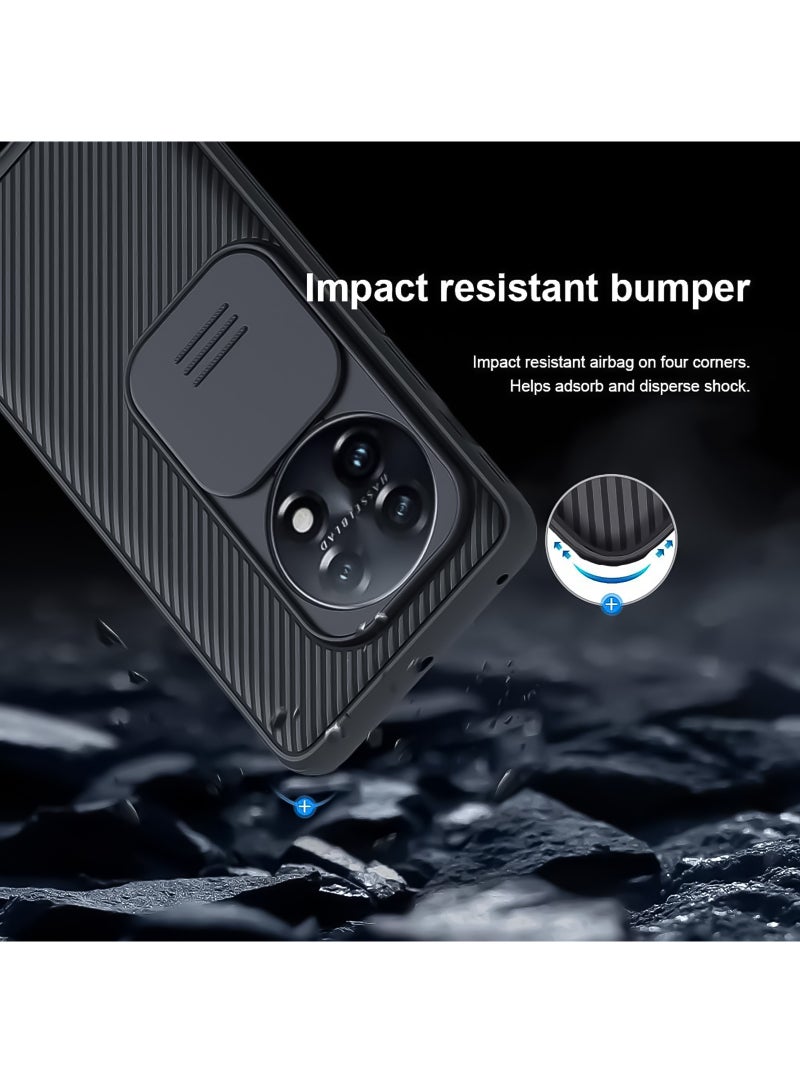 Nillkin for Oneplus 11 5G Case 6.7-inch TPU Shockproof Airbag Frame With Camera Lens Protection Slide Cover Phone Case, Anti-Fingerprint Slim Fit Mobile Back Cover - Image 4