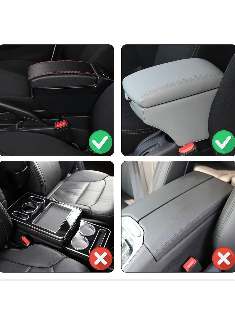 3XR Car Armrest Pad Cover Handrail Pad, Car Center Console Armrest Cushion With Mobile Pocket 5412 - Image 4