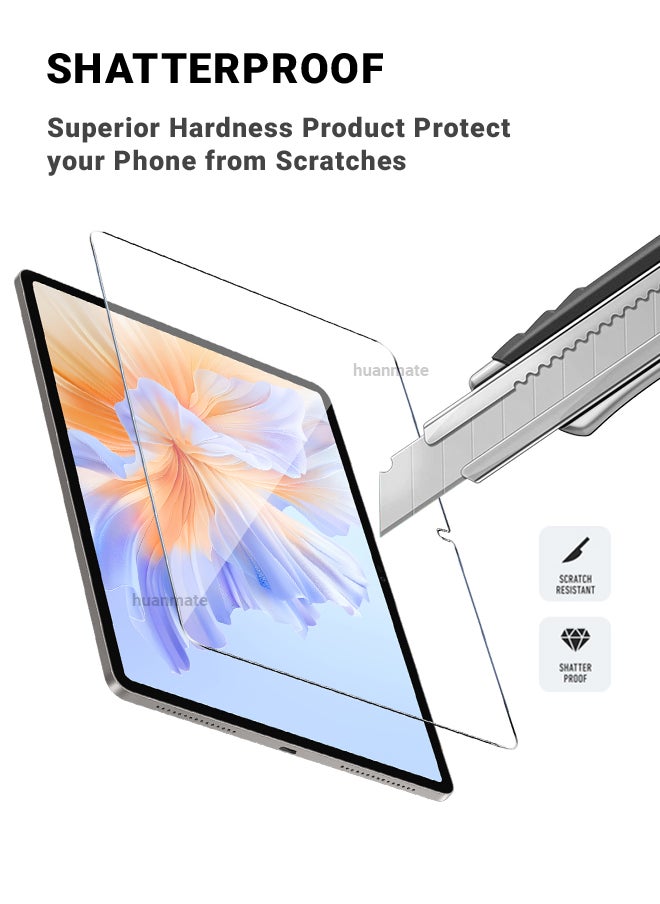 Honor Pad V9 11.5 inch Tempered Glass Screen Protector – High Transparency, Delicate Touch, Anti-Explosion, Smooth Arc Edges, Easy Installation, Screen Protector for Honor Pad V9 11.5 inch