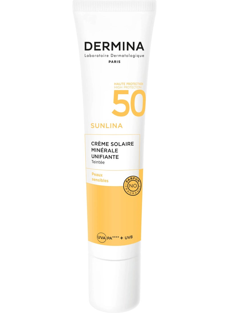 Dermina Sunlina Unifying Mineral Cream - 40 ml
