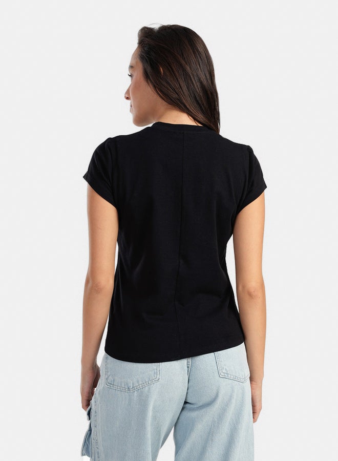 Carina Everyday Cotton Slip On T-Shirt - Image 3