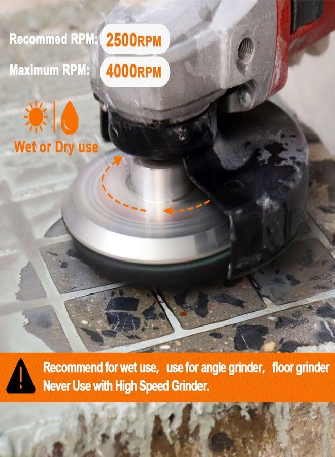BRSCHNITT Diamond Concrete Polishing Pads - BRSCHNITT 6pcs 4 inch Grit#800 Resin Bond Renew Pads Beton Floor Renew Reparing Disk - Image 5