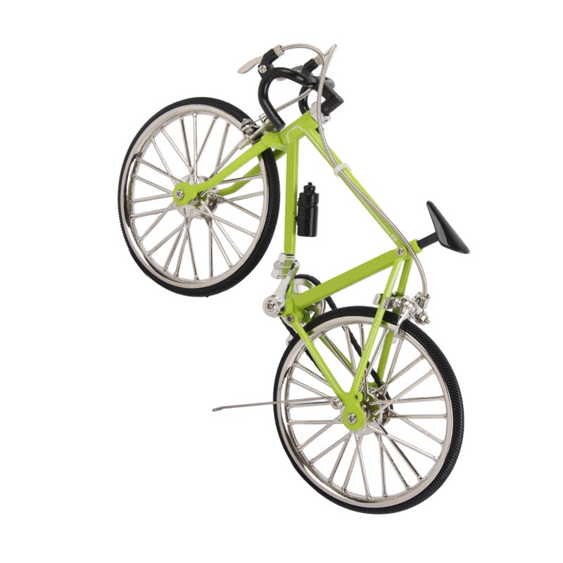 Bike Model Ornament Detachable 3D Car Model 11.5x19.5cm Bike Model for All Age for Birthday Gifts Desk Decoration Green - Image 4