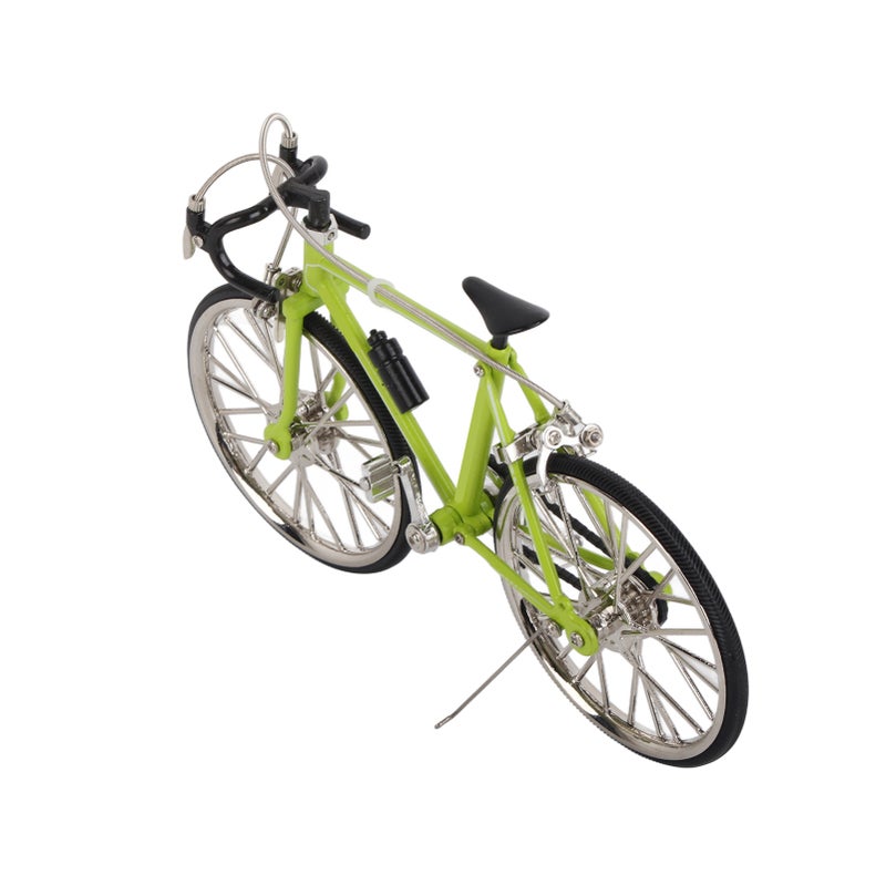 Bike Model Ornament Detachable 3D Car Model 11.5x19.5cm Bike Model for All Age for Birthday Gifts Desk Decoration Green - Image 1