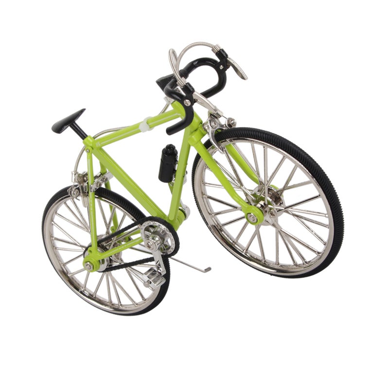 Bike Model Ornament Detachable 3D Car Model 11.5x19.5cm Bike Model for All Age for Birthday Gifts Desk Decoration Green - Image 3