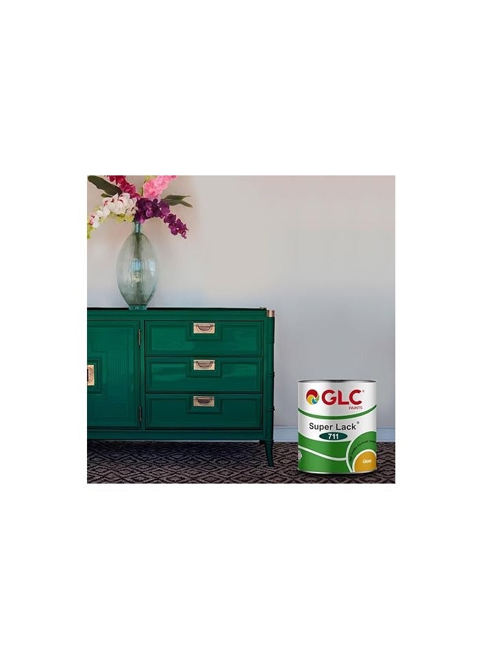 Green lacquer wood paint