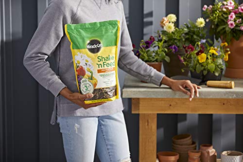 Miracle-Gro Shake 'N Feed All Purpose Plant Food Refill Bags, Plant Fertilizer, 8 lbs. (4-Pack) - Image 3