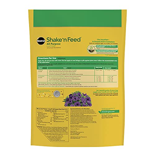 Miracle-Gro Shake 'N Feed All Purpose Plant Food Refill Bags, Plant Fertilizer, 8 lbs. (4-Pack) - Image 5
