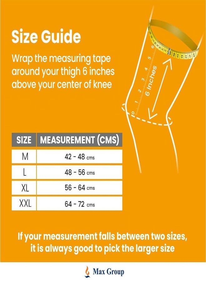 AGEasy (Max Group) Hinged Knee Braces for Osteoarthritis | Knee Brace for Men & Women | Knee Supporter with Inner Cotton Lining, Durable Hinge | Knee Caps for Pain Relief | Knee Belt for Joint Pain (M, Rigid Hinge Support (Pair)) - Image 3