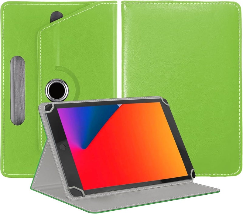 EKAM Universal Stand Folio Case Cover for All 7" Tablets, (Fire 7 tablet, Lenovo Tab M7 7 inch) Galaxy Tab E 7.0/ Tab A 7.0/ Oasis/Lenovo/RCA Voyager and More 6.5-7.5 inch Tablet (Green) - Image 1