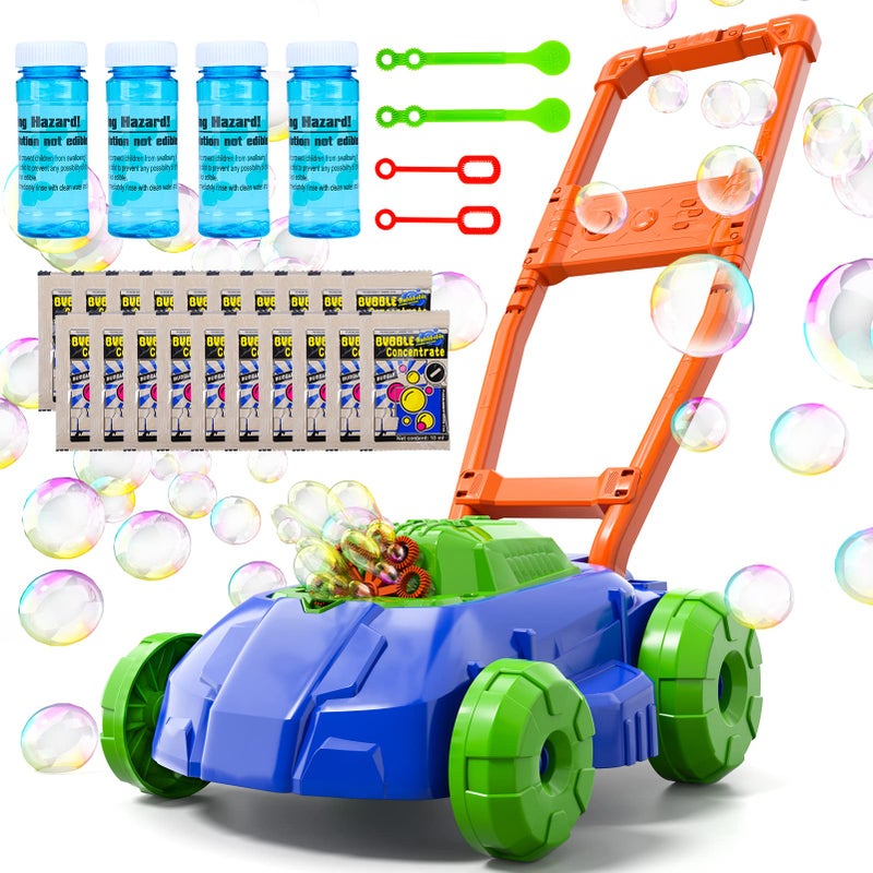 Bennol Bubble Lawn Mower for Toddlers Kids Automatic Bubble Blower Maker Machine Outdoor Gardening Push Toys Christmas Birthday Gifts for Preschool Baby Boys Girls - Image 2