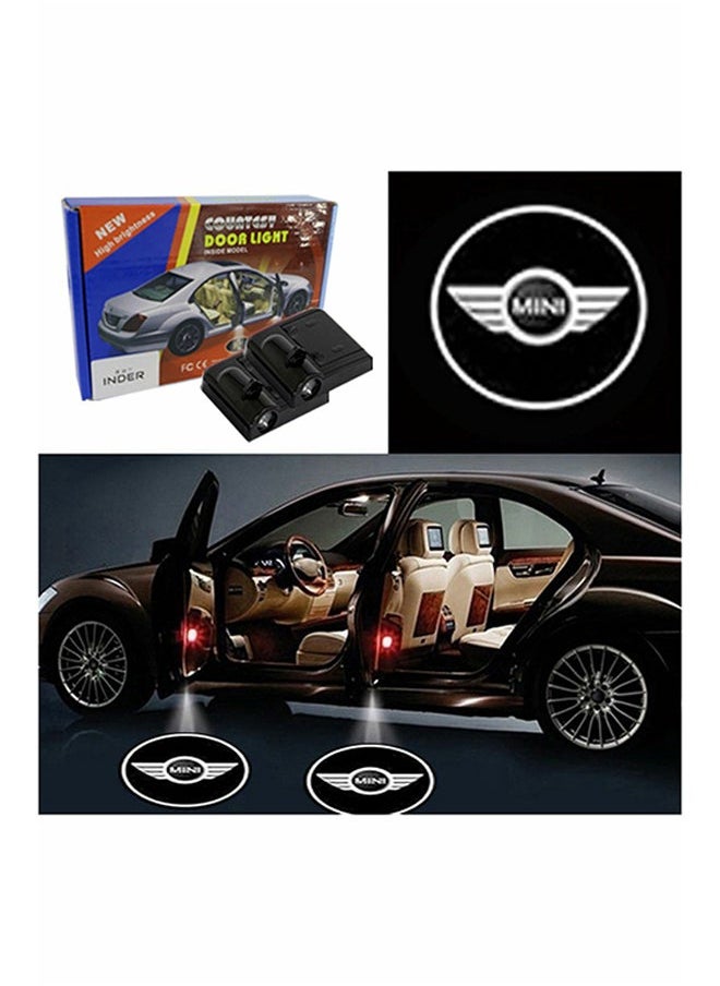 Y&D 2-Piece LED Car Door Mini Logo Projector Shadow Light Set  - Image 1