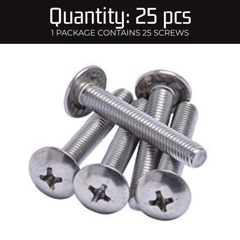 Bolt Dropper #10-32 X 1-1/4" Stainless Phillips Truss Head Machine Screw, (25pc), Fine Thread, 18-8 (304) Stainless Steel, by - Image 3