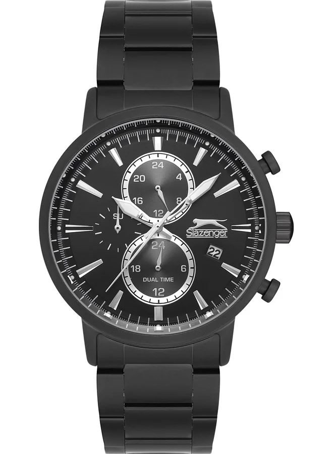 سلازنجر ساعة معدنية متعددة الوظائف ٤٤ مم