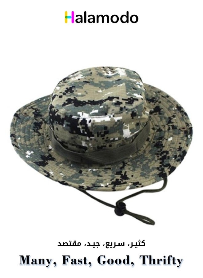 HALAMODO - Men's Outdoor Visor Camouflage Hiking Hat - Image 1