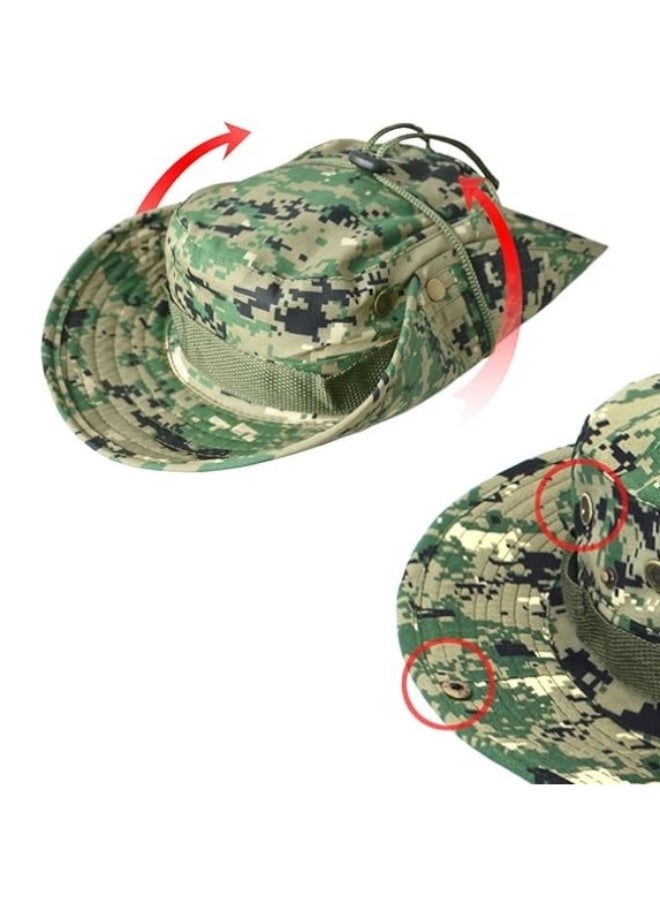 HALAMODO - Men's Outdoor Visor Camouflage Hiking Hat - Image 1