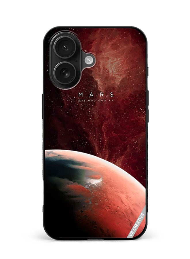 VR CREATIVE Protective Case Cover For Apple iPhone 16 Mars Design Multicolour