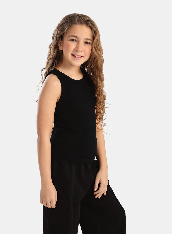 Carina Girly Ribbed Tank Top - Image 2