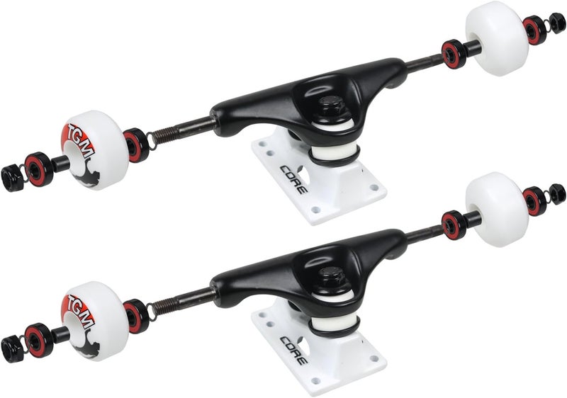 Core Skateboard Package 5.0" Trucks with 52mm White Wheels + Components - Image 2