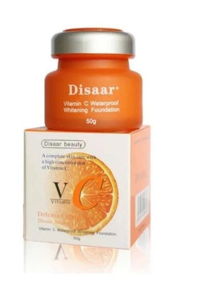 Disaar Vitamin C Rich Waterproof Brightening Foundation Orange  - Image 1