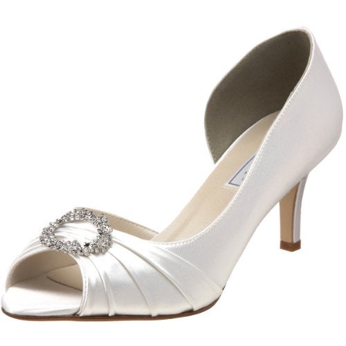 Touch Ups Women's Ivanna Pump,White,8 M US - Image 4