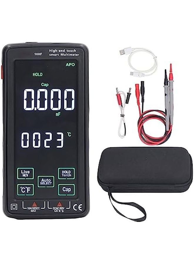 Smart Multimeter Electrical Tester Voltage Current Resistance Capacitance Frequency Temperature NCV Detector - Image 2
