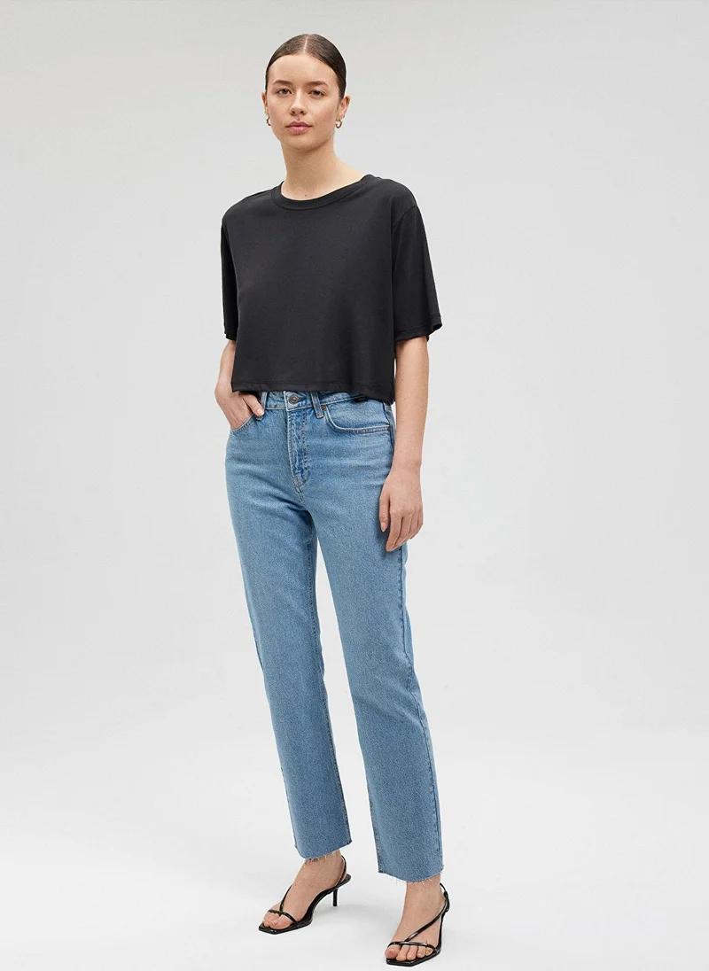 MAVI Lux Touch Black T-Shirt