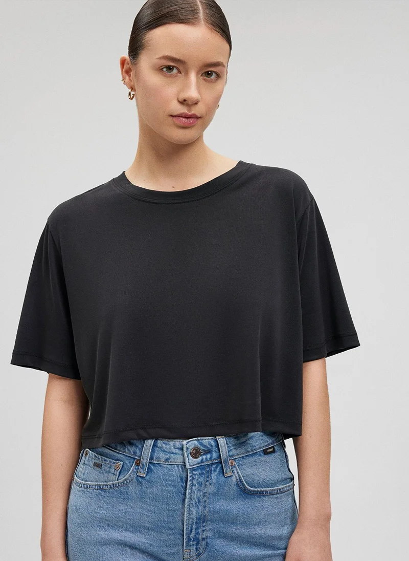 MAVI Lux Touch Black T-Shirt