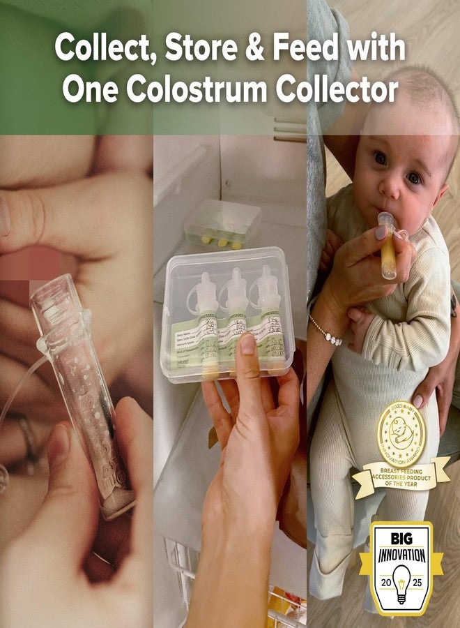 haakaa Colostrum Feeding Essentials Pack - Colostrum Collector Kit +Silicone Microwave Steam Sterilizer Bag 750ml + Reusable Ice Packs for Cooler - Image 3