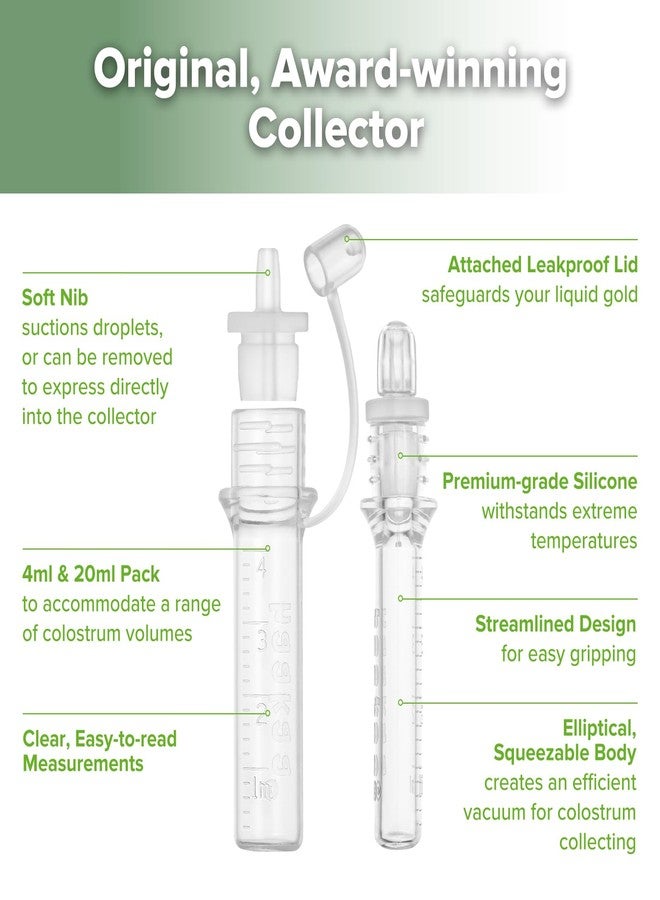 haakaa Colostrum Feeding Essentials Pack - Colostrum Collector Kit +Silicone Microwave Steam Sterilizer Bag 750ml + Reusable Ice Packs for Cooler - Image 4