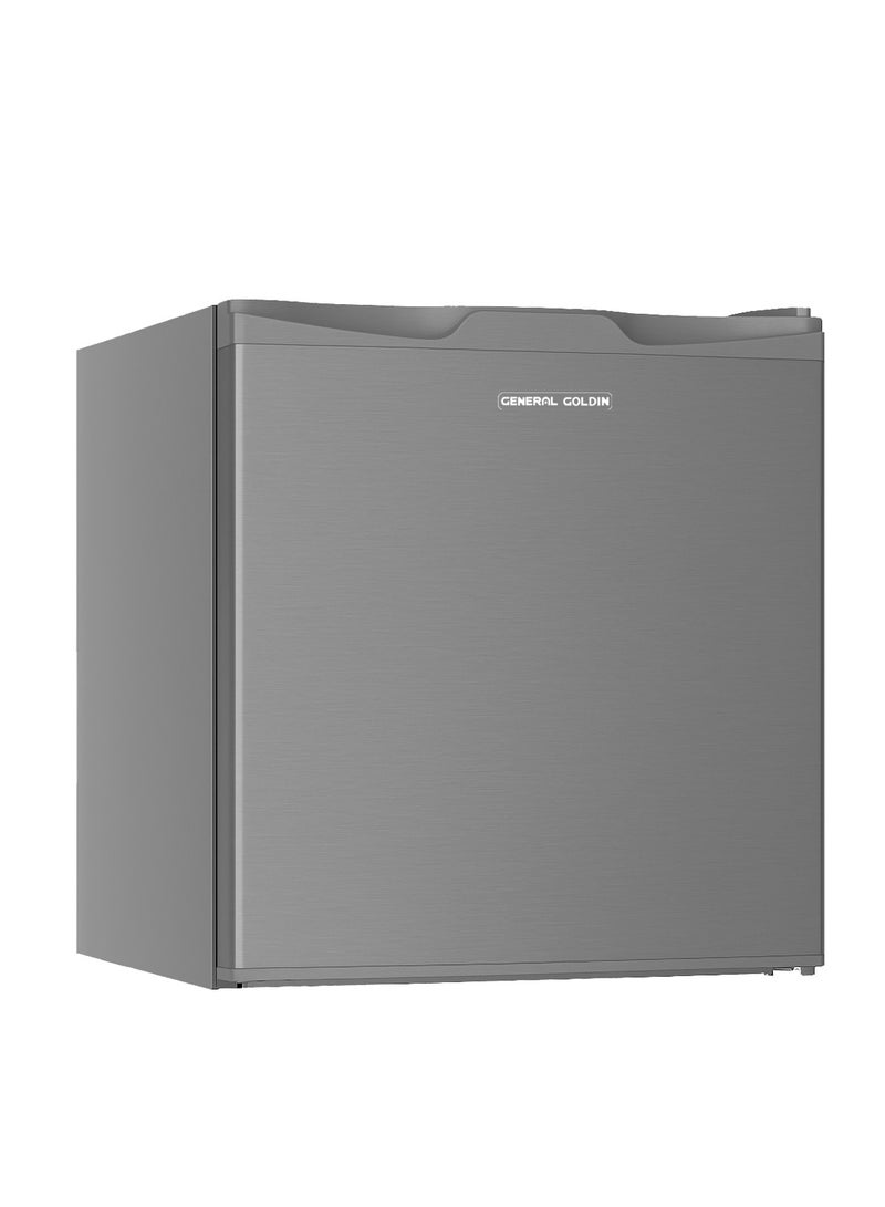 General Goldin 48 Lt 1.7 CuFt Steel Color Mini Refrigerator, Noiseless, Energy Saving, Freezer Storage - Image 3