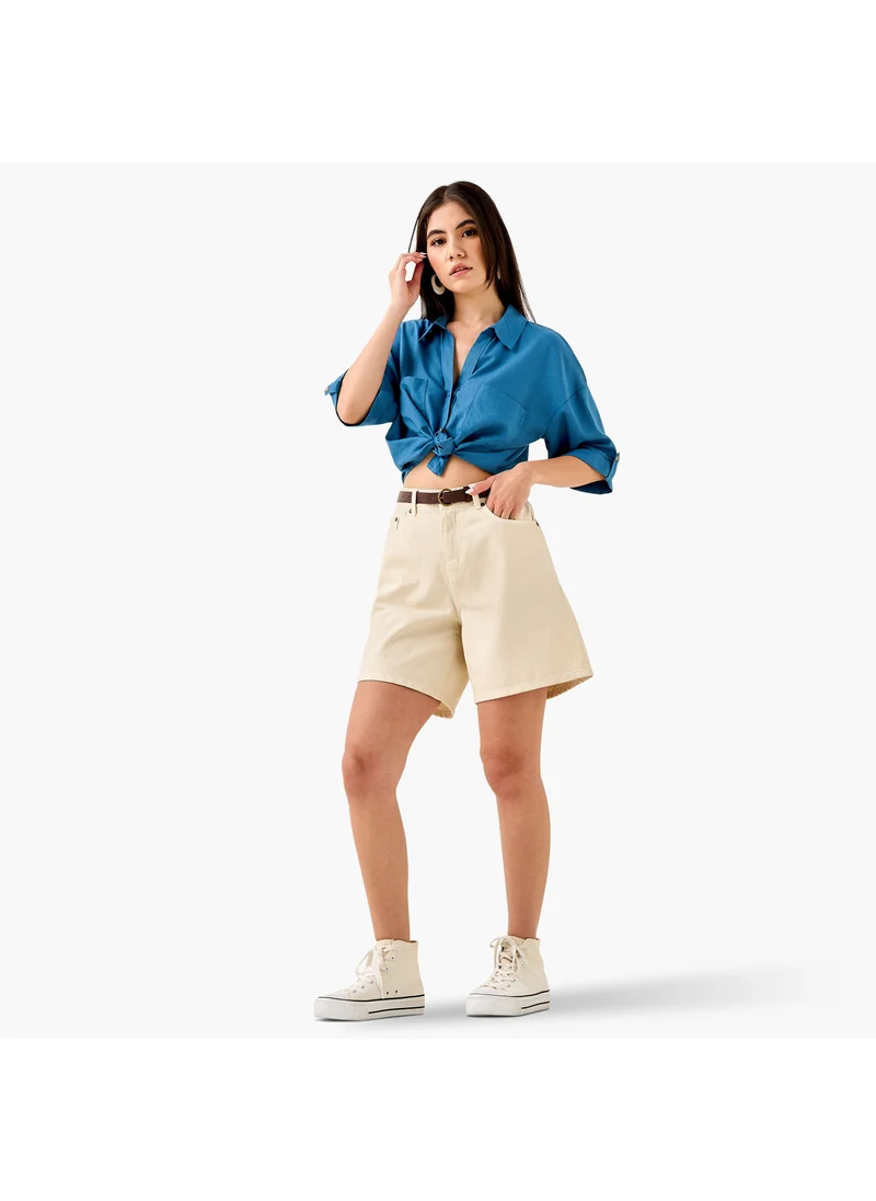 Lee Cooper Lee Cooper Regular Fit Collared Shirt
