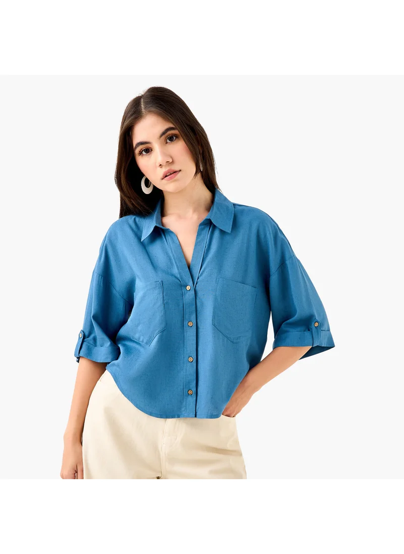 Lee Cooper Lee Cooper Regular Fit Collared Shirt