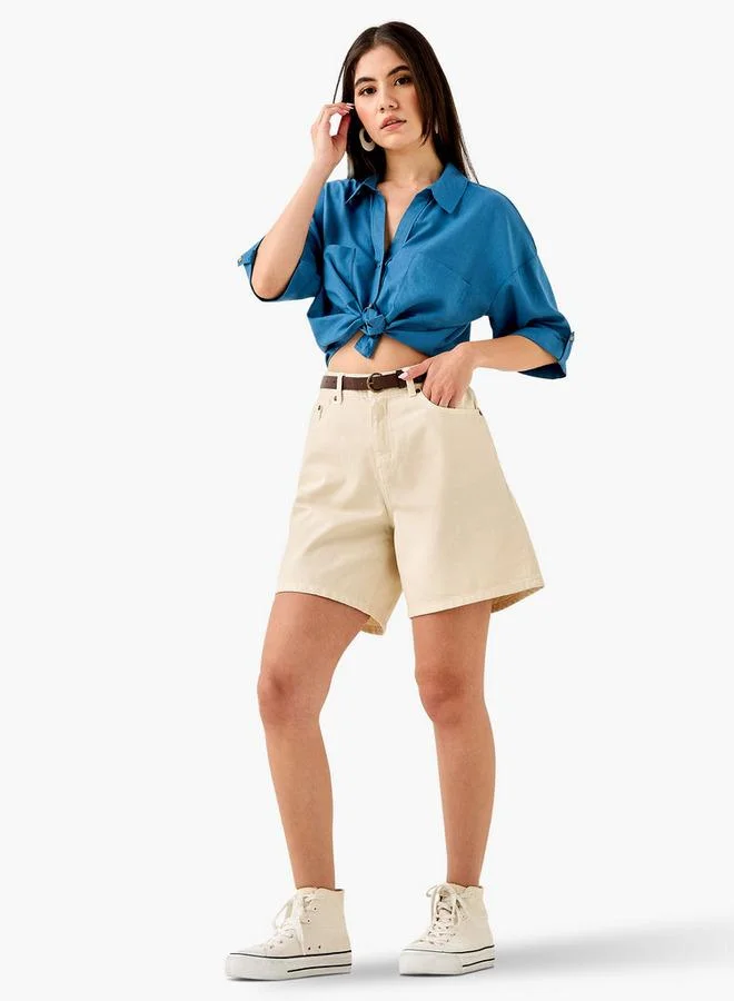 Lee Cooper Lee Cooper Regular Fit Collared Shirt