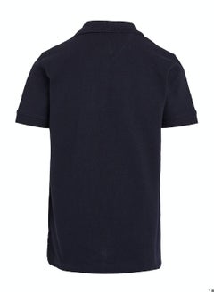 TOMMY HILFIGER Boys' Icon Regular Polo - Cotton, Blue  - Image 5