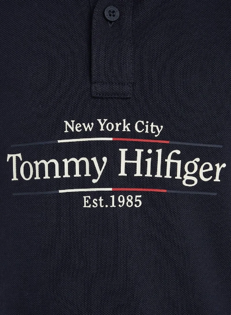 Tommy Hilfiger Desert Sky Icon Regular Polo for Men | Best Price UAE
