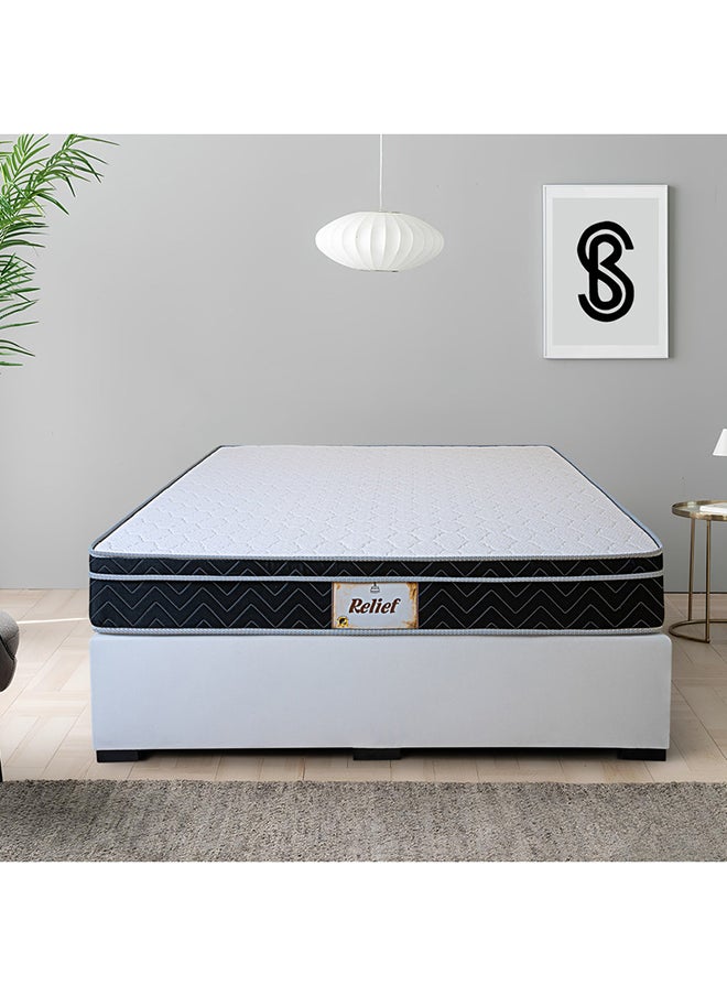 Bed and Mattress Zone Relief Euro Top Bonnell Spring Mattress 120x200 Double Size  - Image 1