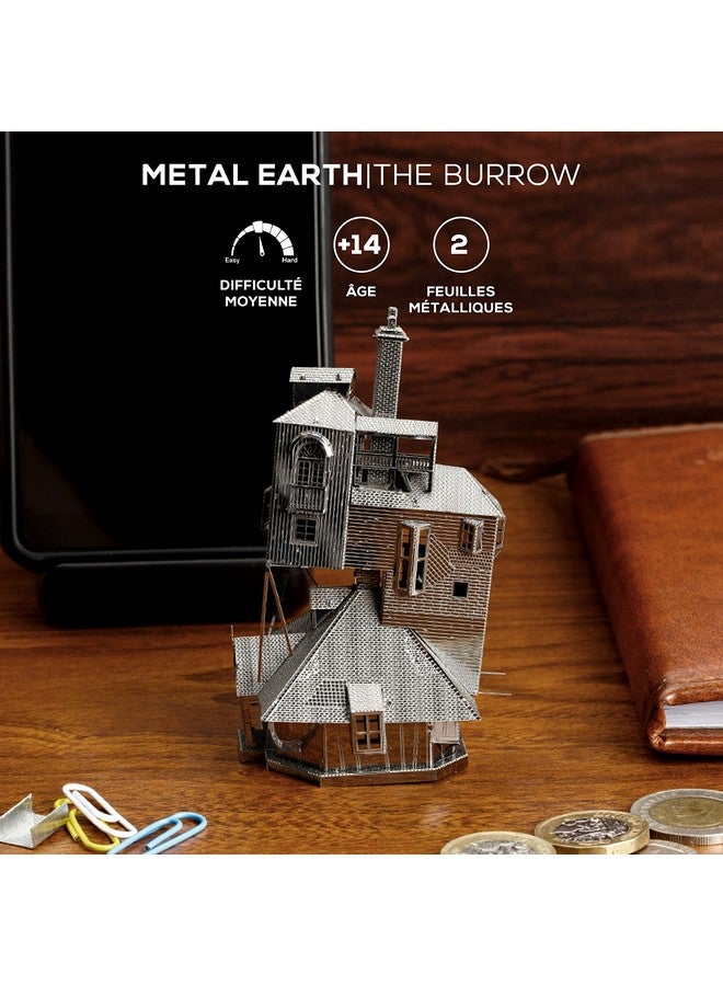 Fascinations Metal Earth Harry Potter The Burrow 3D Metal Model Kit - Image 5