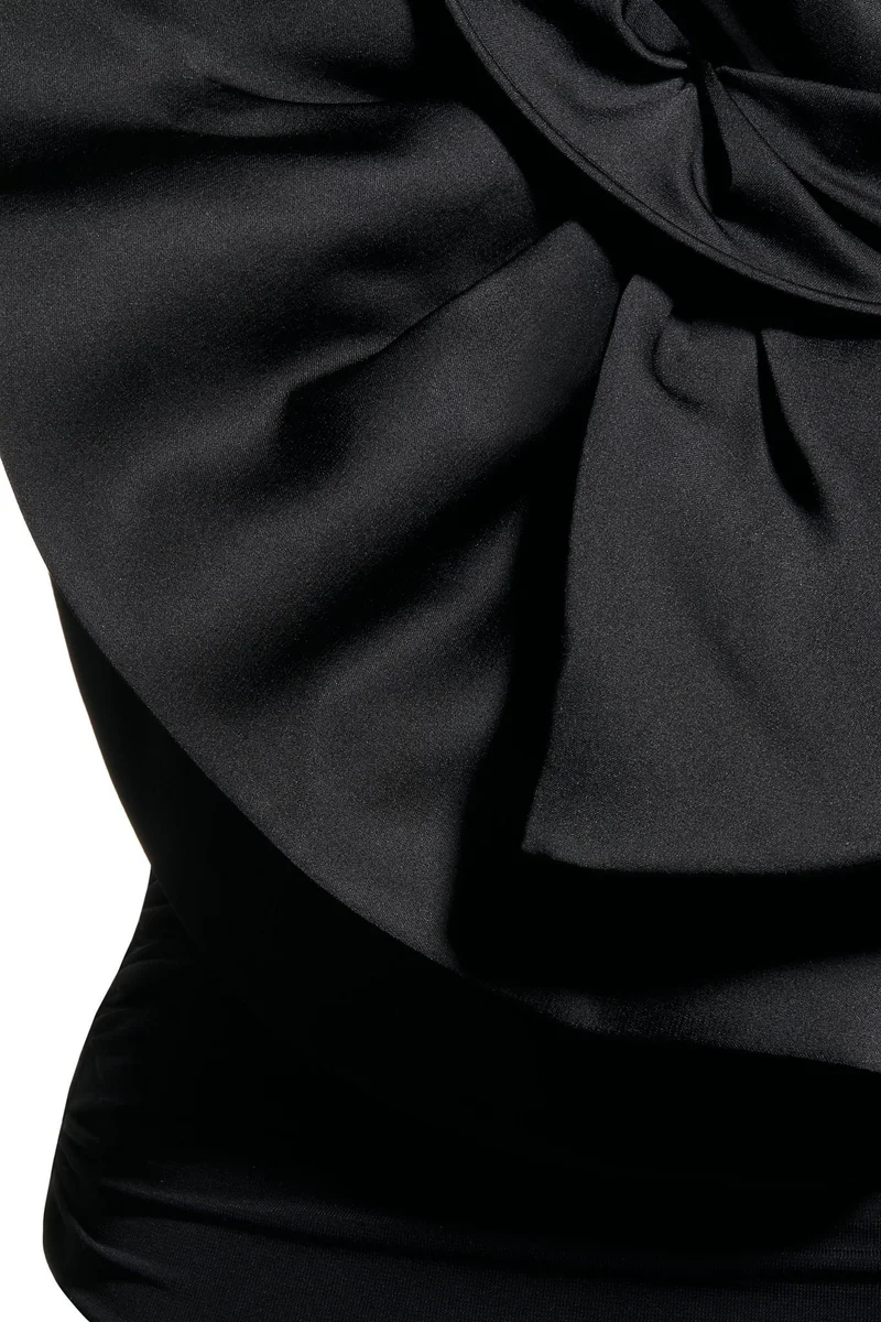 H&M Rose-appliquéd gathered top