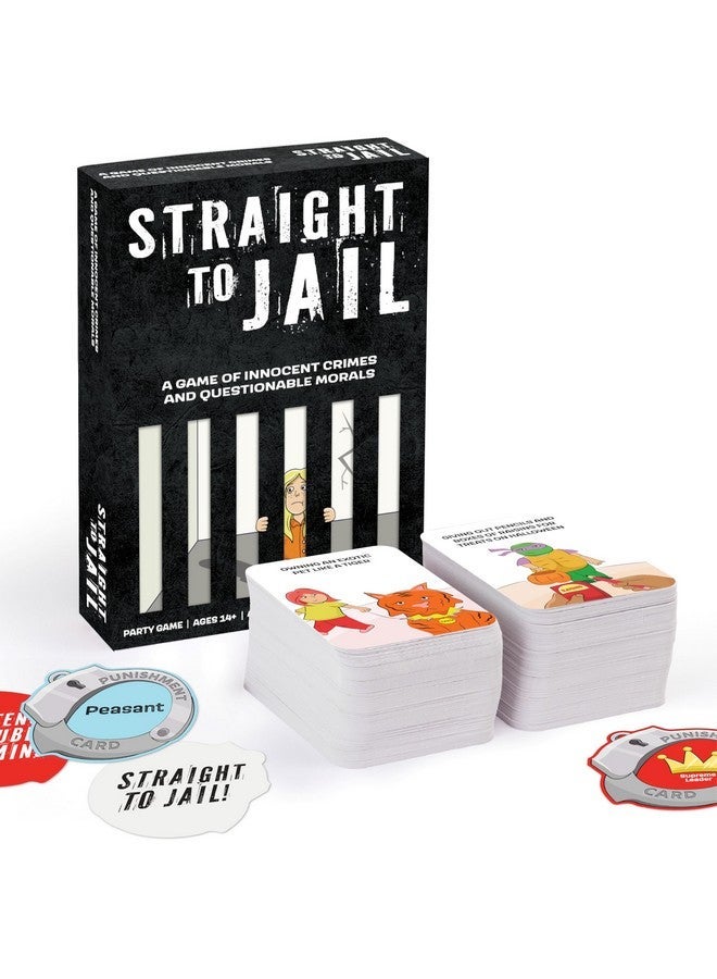 Vango Straight to Jail - A Game of Innocent Crimes and Questionable Morals - Ages 14 and Up - Card Game for 4 to 12 Players - Image 2