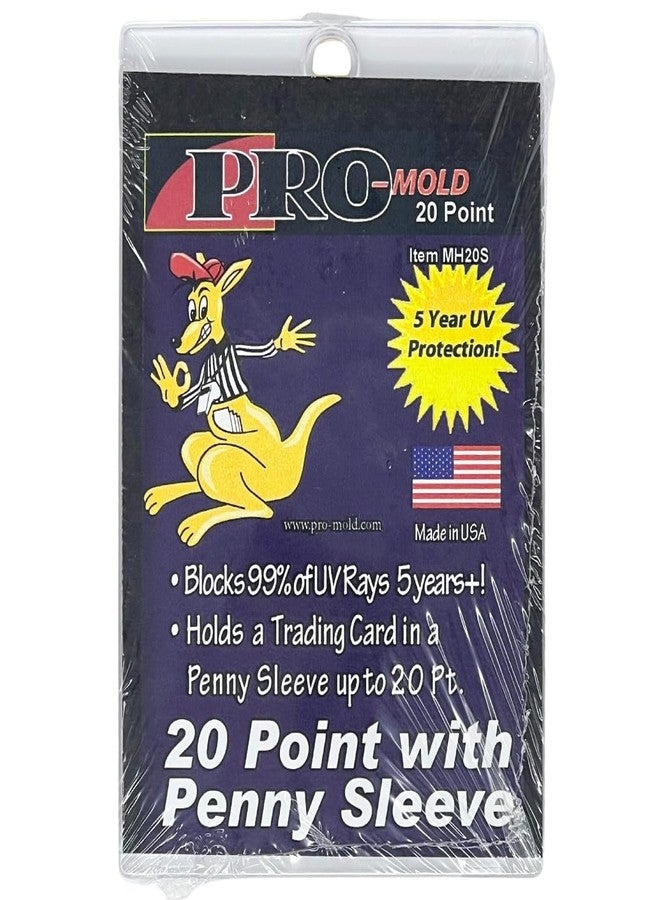 Pro-Mold Box(25) Pro-Mold 20 pt. Magnetic One Touch Card Holder Holds Sleeved Card MH20S - Image 1