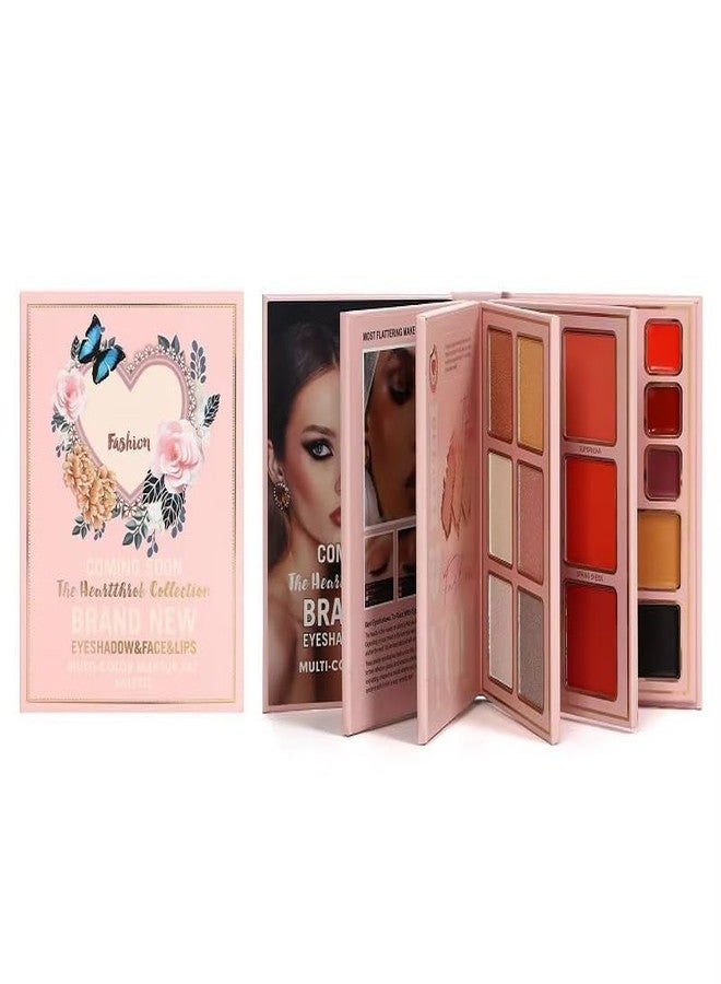 Beauzy 5 In 1 Makeup Book Palette Foldable, Portable, Long-Lasting | All-In-One Set With Contour, Blush, Highlighter & Eyeshadow | Universal Shades For All Skin Tones & Looks (Fashion Edition) - Image 1