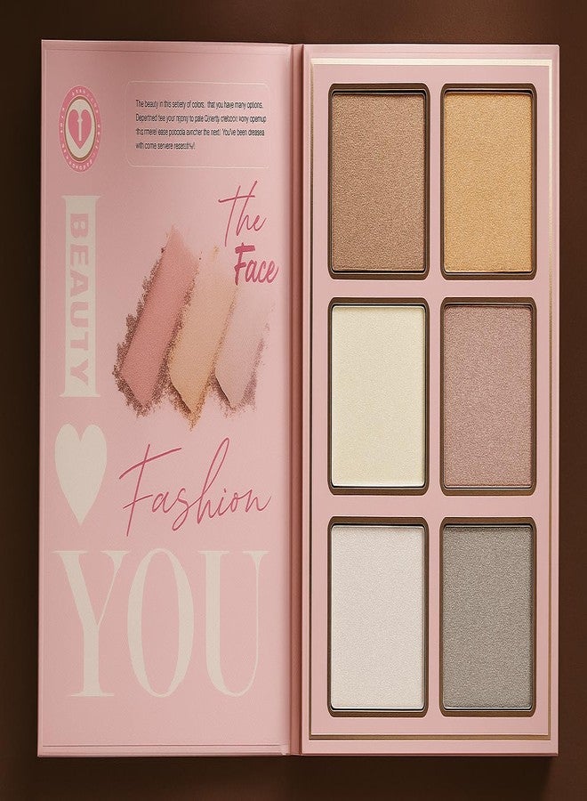Beauzy 5 In 1 Makeup Book Palette Foldable, Portable, Long-Lasting | All-In-One Set With Contour, Blush, Highlighter & Eyeshadow | Universal Shades For All Skin Tones & Looks (Fashion Edition) - Image 4