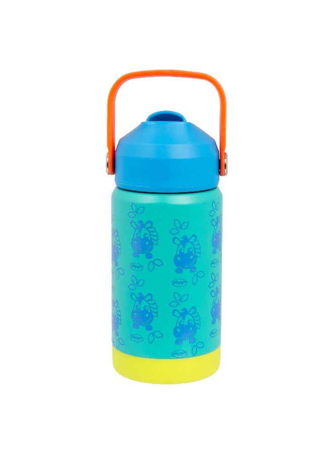 Playgro Clip Clop Adventurer Insulated Bottle – BPA-Free Baby & Toddler Water Bottle, Double-Wall Insulated Sippy Bottle with Leak-Resistant Lid for On-the-Go Hydration - Image 1