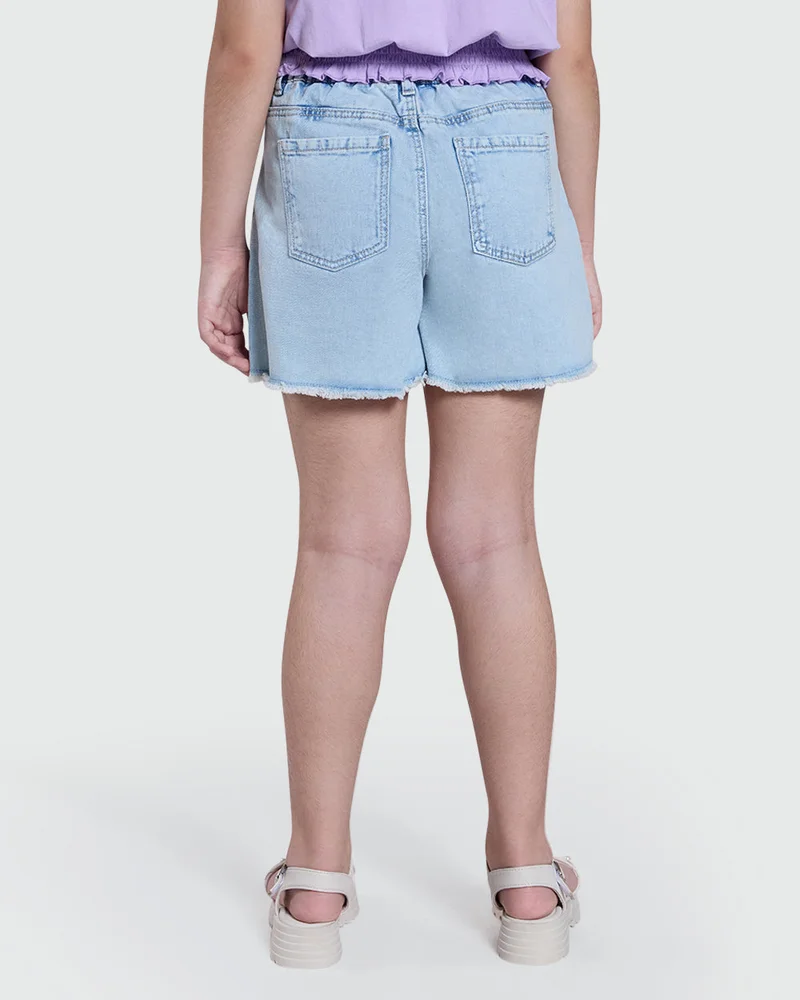 Ovs Light Blue Denim Shorts – Girls