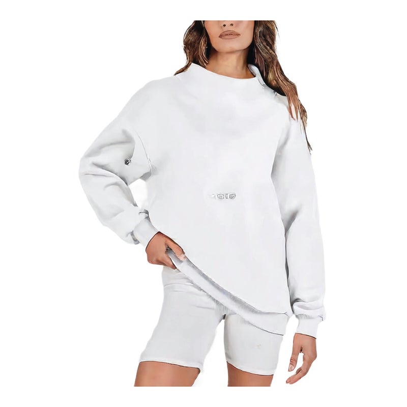 Women's Stand Collar Sports Sweatshirt - Image 1