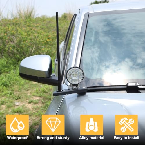 TOYCIDFG Ditch Light Bracket Hood Spotlight Lamp Holder Compatible with Toyota Tacoma 2024 2025 2026 Carbon Steel Car Exterior Accessories - Image 3