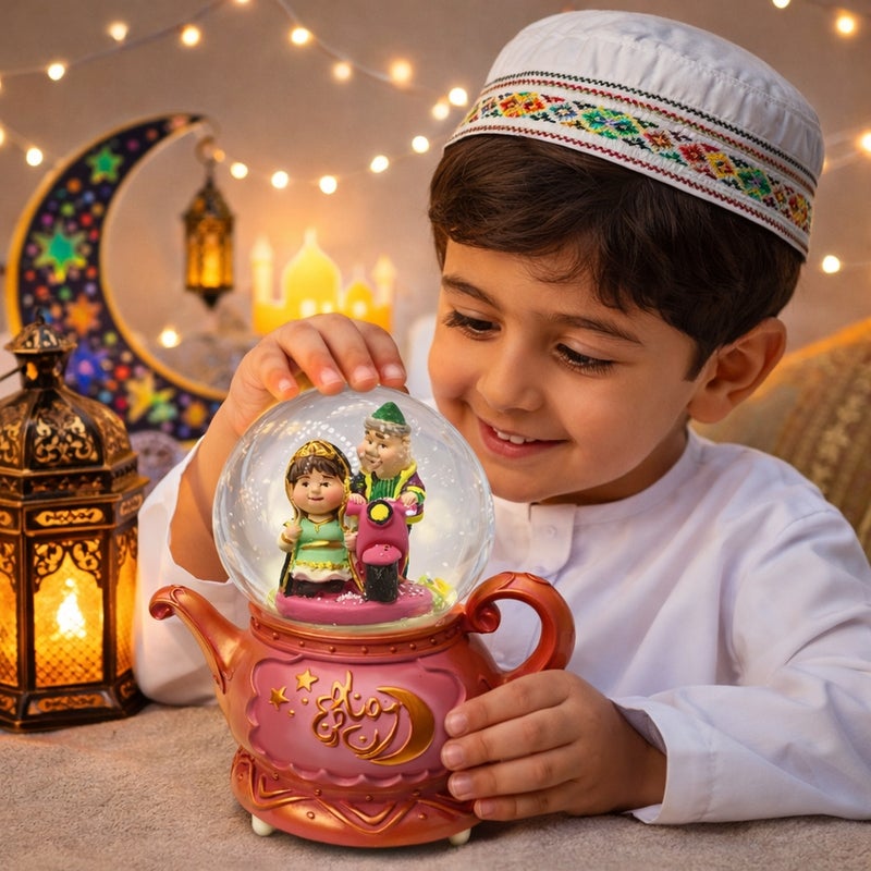 كره الثلج فنانيس و الشيخ مع الأضواء والموسيقي - 6415 - Image 2