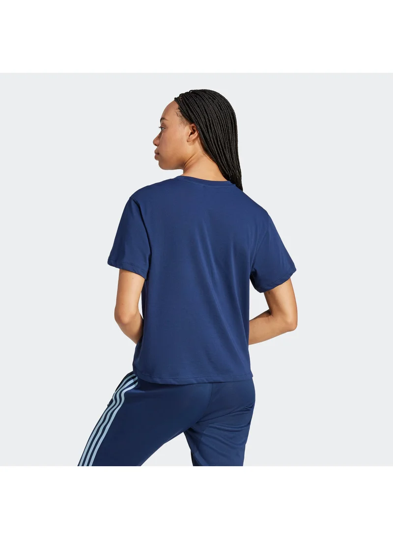 Adidas TREFOIL TEE VT Blue Originals Women T-SHIRTS