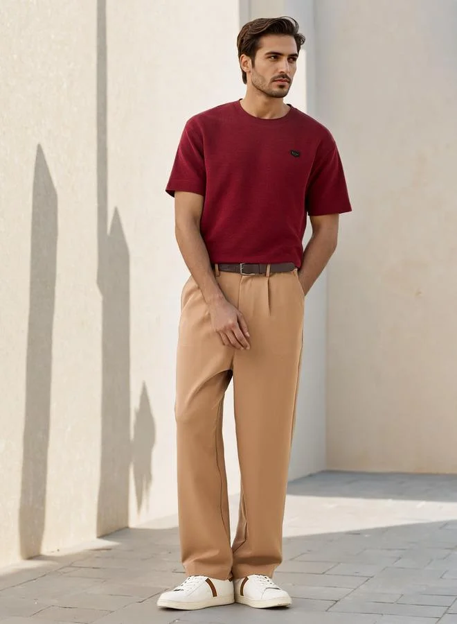 Iconic Iconic Oversized Textured T-shirt